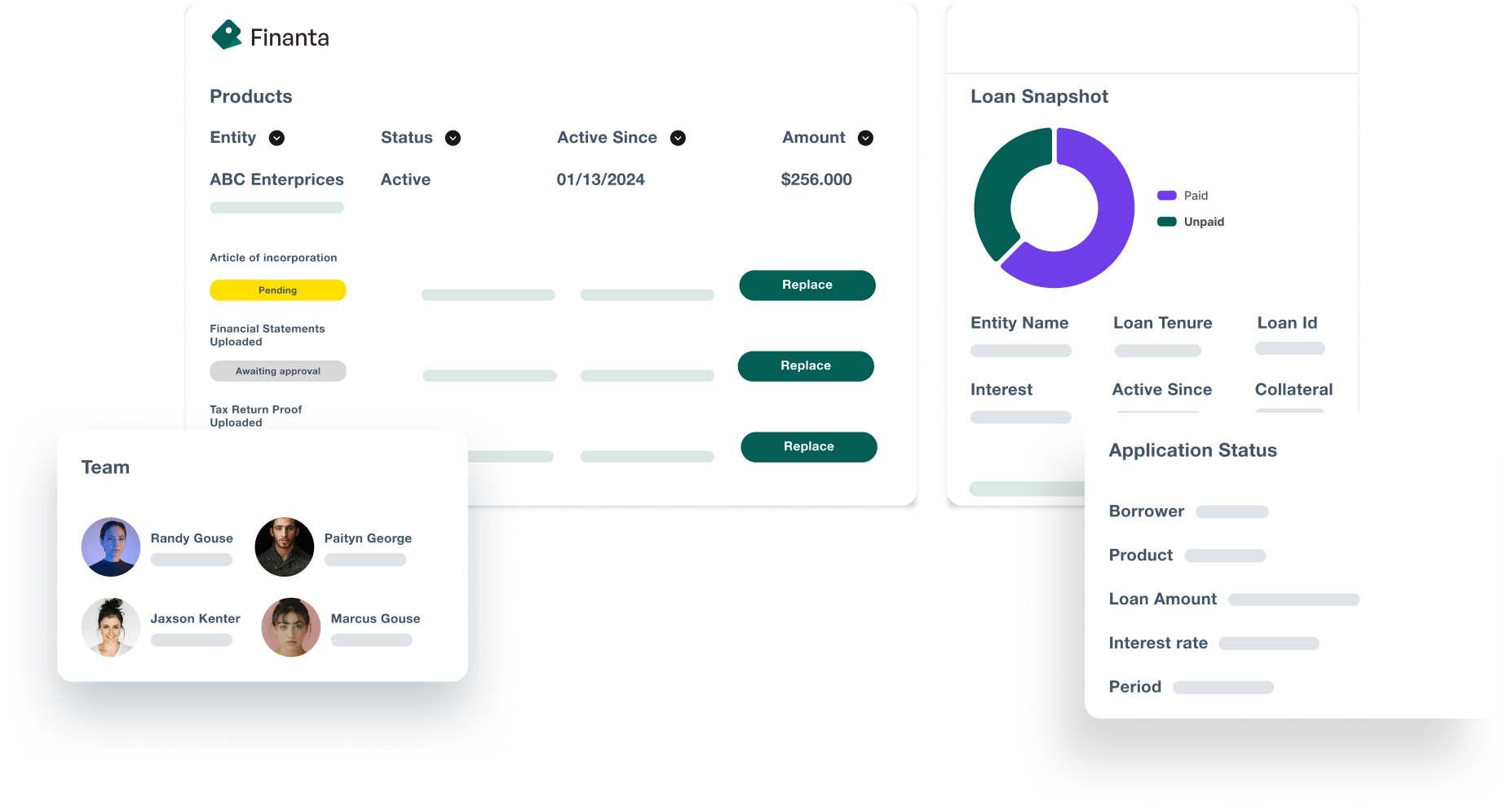 Borrower Portal in Commercial Lending Finanta